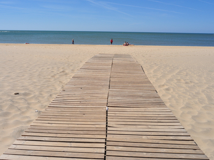 À Isla Canela, la plage d'Ayamonte est couverte par 7 kilomètres de sable doré. 
