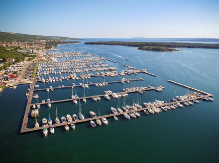 Marina de Punat, principale de l'île Marina de Punat, principale de l'île