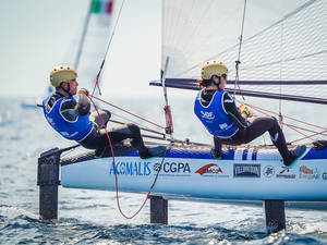 Paris 2024 : Lou Berthomieu et Tim Mourniac parés pour le Test Event à Marseille en Nacra 17