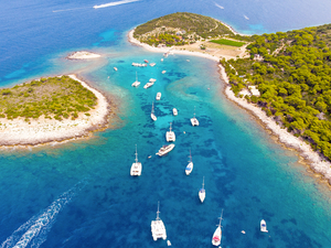 Île de Budikovac : paradis bleu et sauvage croate 