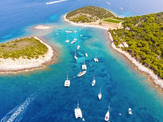 Île de Budikovac : paradis bleu et sauvage croate 