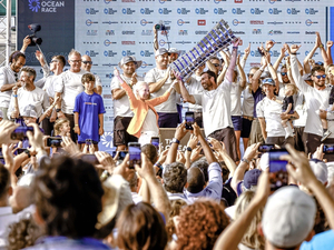 L'équipe 11th Hour Racing Team accueillie à Gênes en triomphe