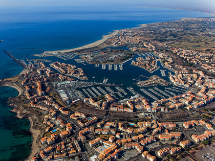 Le port de plaisance du Cap d'Agde