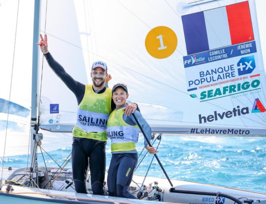 Camille Lecointre Jeremie Mion vainqueurs Test Event Paris 2024