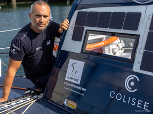 Le Crédit Maritime Grand Ouest soutient Fabrice Amedeo en vue du Vendée Globe 2024