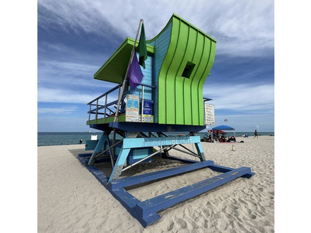 Miami Beach lifeguard towers