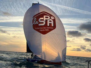 Le skipper Pierre Daniellot s'engage aux côtés de la SPA lors de la Solitaire du Figaro