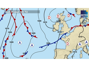 La Solitaire du FIGARO PAPREC - Météo du jeudi 24 août 2023