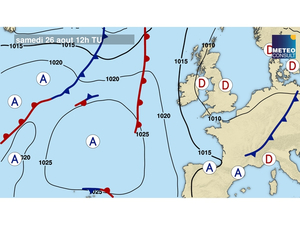 La Solitaire du FIGARO PAPREC - Bulletin METEO CONSULT du samedi 26 août 2023