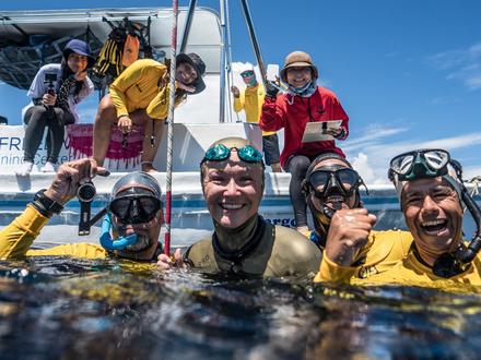 Apnée mondiale : Marianna Gillespie, première Française à -100m avec des bi-palmes !