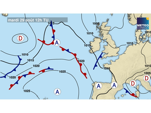 La Solitaire du FIGARO PAPREC - Bulletin METEO CONSULT du mardi 29 août 2023