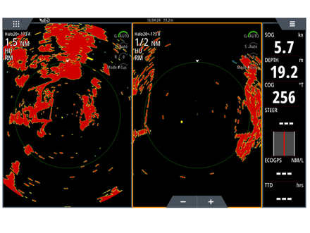 Simrad HALO20+ écran partagé Nautisme Article