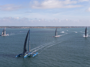 24H ULTIM - Midi pile : quatre Ultim s'élancent en ligne !