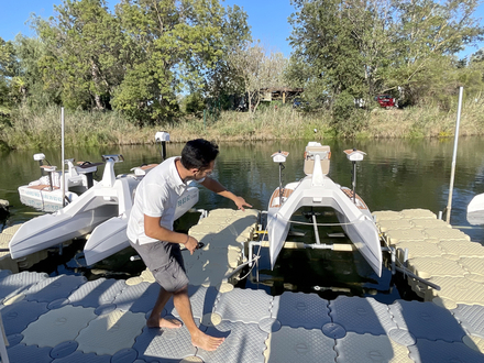 Avant la balade, explications sur le fonctionnement de l'Overboat 
