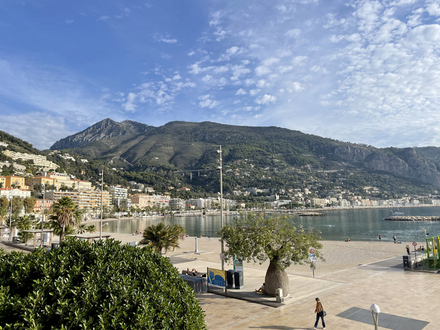 A Menton, il fait toujours beau et chaud : ce qui explique la présence de nombreux jardins tropicaux dans la ville. 