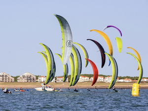 Clap de fin sur la 3e étape de l'ENGIE Kite Tour à Saint-Jean-de-Monts