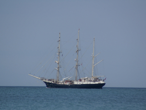 En Méditerranée, le Belem se prépare à accueillir la flamme olympique