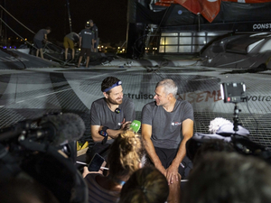 Transat Jacques Vabre 2023 : les premiers mots des deux Thomas, d'Anthony et de Thierry au ponton