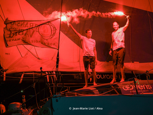Transat Jacques Vabre 2023 : Thomas Ruyant et Morgan Lagravière (For People), vainqueurs de la Transat Jacques Vabre Normandie Le Havre en catégorie IMOCA