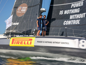 Ambrogio Beccaria et Nicolas Andrieu (Alla Grande Pirelli), vainqueur de la Transat Jacques Vabre en Class40