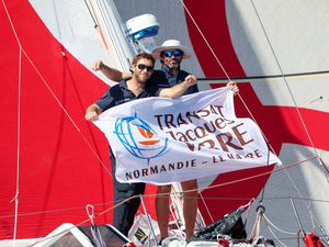 Crédit Mutuel, deuxième de la seconde manche de la Transat Jacques Vabre en Class40