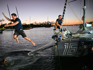 Transat Jacques Vabre 2023 :  pluie d'arrivées, risées de déception, et vague de chaleur au ponton d'honneur 