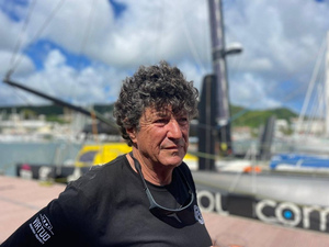 Jean LE CAM est arrivé en Martinique pour prendre le départ du Retour à La Base
