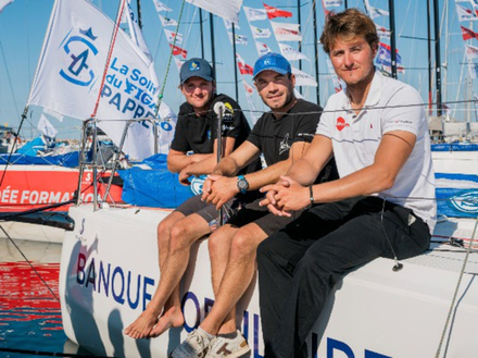 Le podium de l'édition 2023 : Loïs Berrehar (3e) / Corentin Horeau (1er) / Basile Bourgnon (2e). Le podium de l'édition 2023 : Loïs Berrehar (3e) / Corentin Horeau (1er) / Basile Bourgnon (2e).