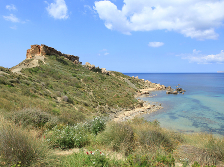 Plage sauvage de Tuffieha à Malte Plage sauvage de Tuffieha à Malte