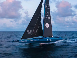 ARKEA ULTIM CHALLENGE : Avarie majeure sur le trimaran SVR - Lazartigue