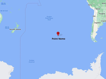 Localisation du Point Nemo Localisation du Point Nemo