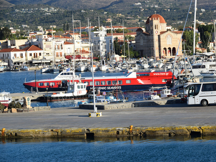 Départ de l'excursion : le Pirée, port d'Athènes 