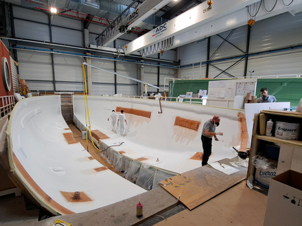 Application du gelcoat avant moulage Nautisme Article
