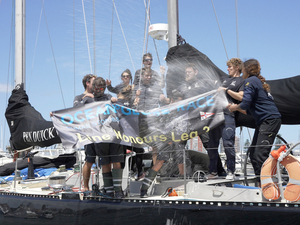 Marie Tabarly et son équipage remportent la troisième étape du McIntyre Ocean Globe Race !