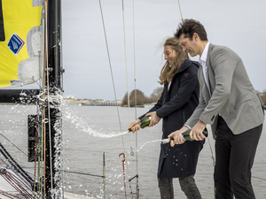 Le bateau de Quentin Vlamynck baptisé à l'occasion de la Journée Mondiale des Cancers de l'enfant