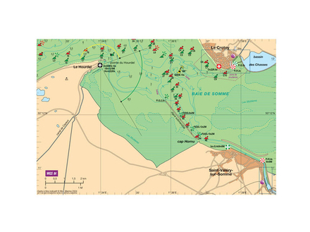 Carte de la Baie de Somme 