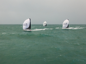 Débuts de la saison 2024 pour les trois skippers du team Région Bretagne-CMB