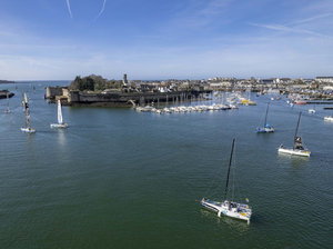 Bon départ de la grande course de la Solo Guy Cotten 2024