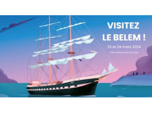 Le Belem en escale au Port Vauban à Antibes