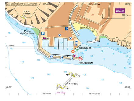 Carte du port de Mogán