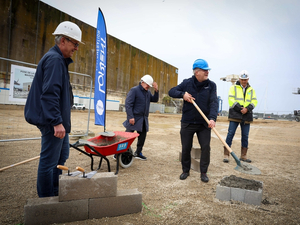 Pose de la première pierre de la Maison des skippers à Lorient