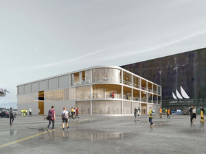 Pose de la première pierre de la Maison des skippers à Lorient