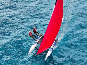 Lou Berthomieu et Tim Mourniac sélectionnés en Nacra 17 pour les Jeux Olympiques