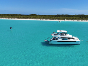 Croisière de rêve aux Exumas à bord d'un catamaran à moteur