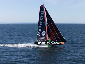 Yannick Bestaven, skipper de Maître CoQ V, en grande forme pour entamer sa saison 2024