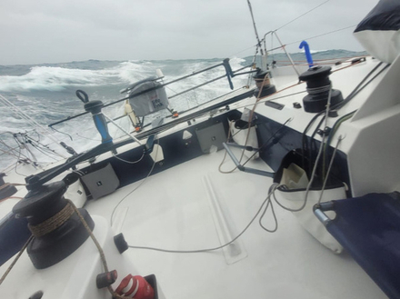 Images du bord - Axel Tréhin (Project Rescue Ocean) / 29 avril Images du bord - Axel Tréhin (Project Rescue Ocean) / 29 avril