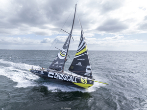 The Transat CIC : avarie d'étai de J1 à bord du Class40 Crosscall