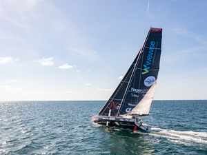 Fabrice Amedeo (NEXANS - Wewise) 23e de The Transat CIC (avant jury)