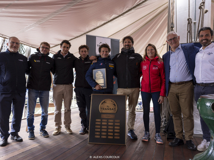 Podium Classe 40 et IMOCA de THE TRANSAT CIC Podium Classe 40 et IMOCA de THE TRANSAT CIC