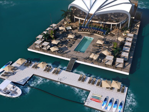  Canua Island, plage flottante controversée, lance finalement ses activités